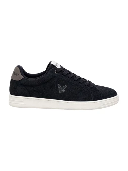 Sneakersy Lyle & Scott skórzane niebieskie