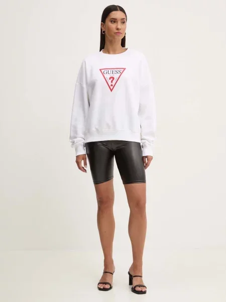 Кофта Guess Jeans з принтом білий