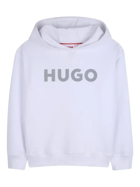 Bluza z kapturem dziecięca Hugo biała