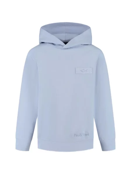 Bluza z kapturem dziecięca Paul & Shark niebieska