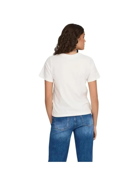 Tričko Jacqueline De Yong s potiskem bílé