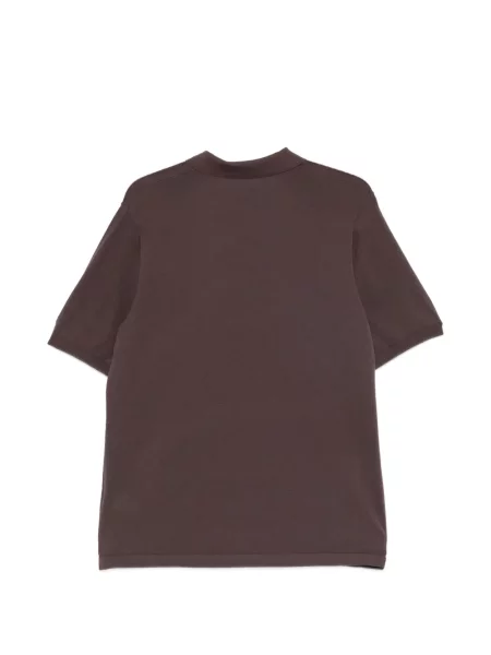 Tricou Mc2 Saint Barth cu broderie maro