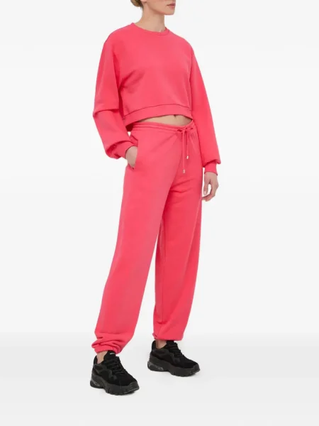 Pantaloni Patrizia Pepe roz