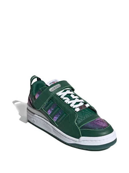 Top Adidas alergare cu decolteu în V alb