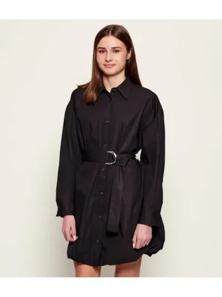 HUGO Rochie cu cordon Kumira negru