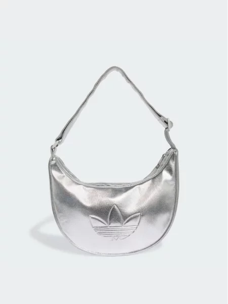 Adidas Rankinė Adicolor Half Crescent Bag Metallic Pu Sidabrinė