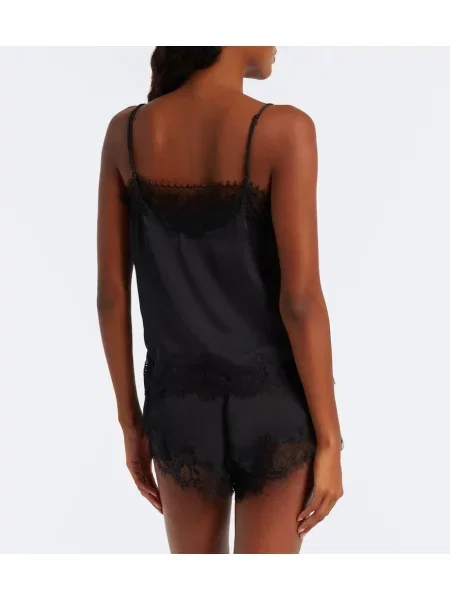 Maiou Faithfull din satin negru