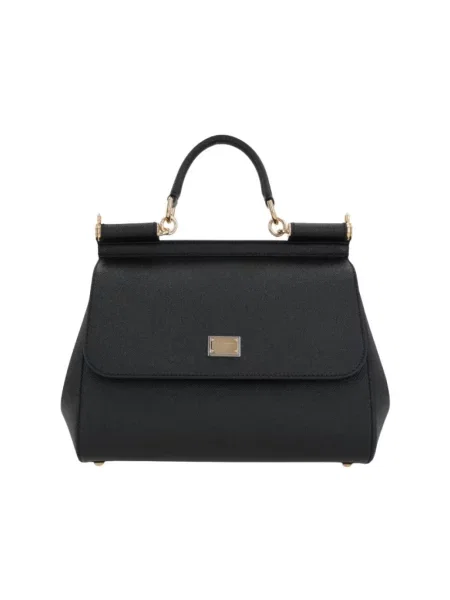 Torebka Dolce And Gabbana skórzana czarna
