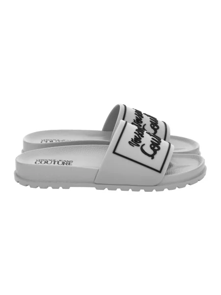 Klapki Versace Jeans Couture białe