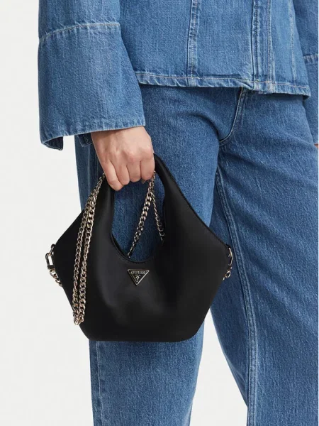 GUESS Shopper torba JEWELS' crna