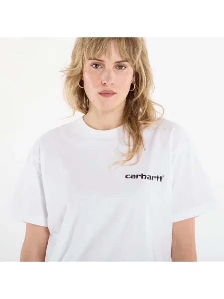 T-shirt Carhartt WIP S/S Caps T-Shirt UNISEX White L bijela
