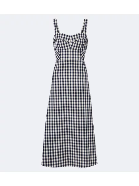 Rochie midi Veronica Beard albastru
