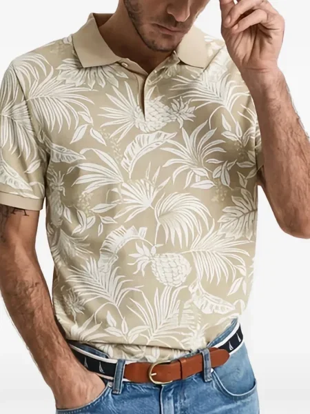Polo Gant cu model floral