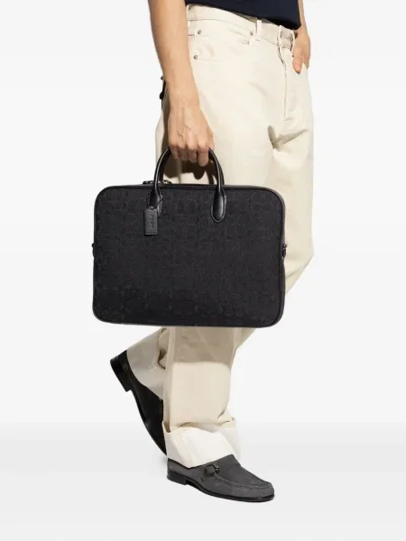 Geantă Coach business negru