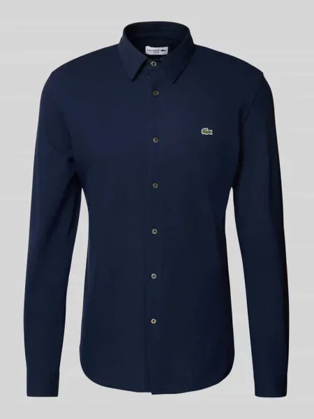Lacoste koszula granatowa