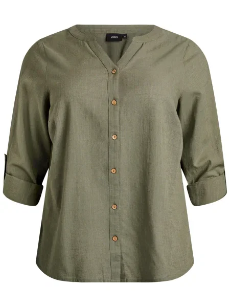 Zizzi Bluză CANANNA oliv
