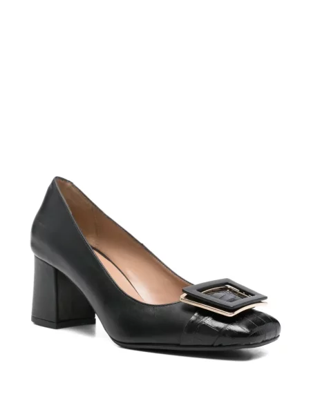 Pantofi cu toc Sergio Moretti Firenze cu cataramă negru
