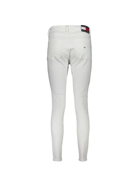 Jeansy skinny Tommy Hilfiger Sylvia białe