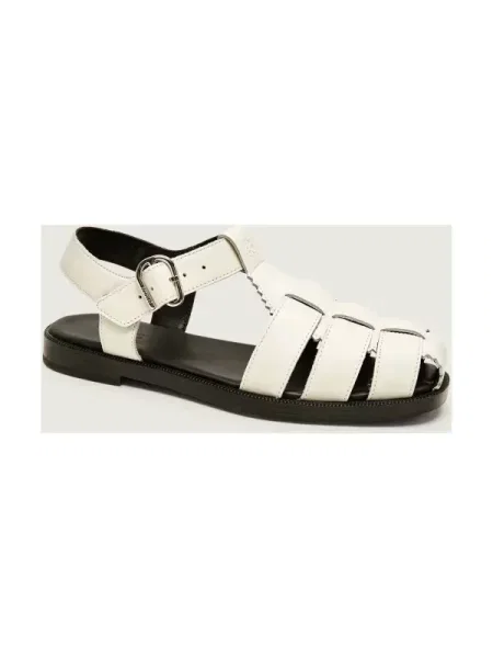 HUGO De piele sandale Liora_Sandal_clt alb