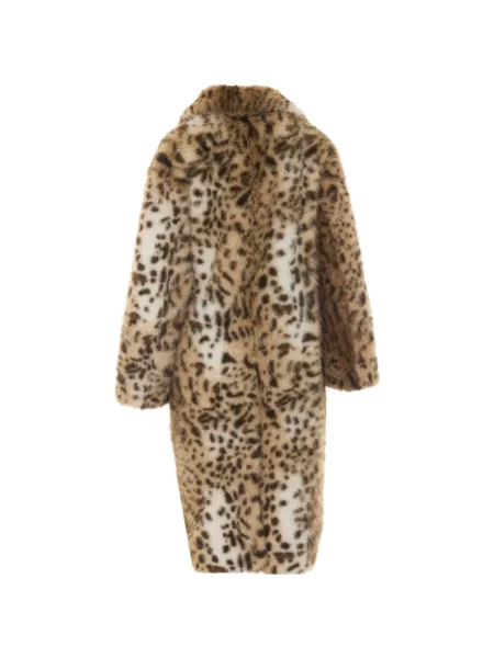 Palton Sword cu imagine cu model leopard maro