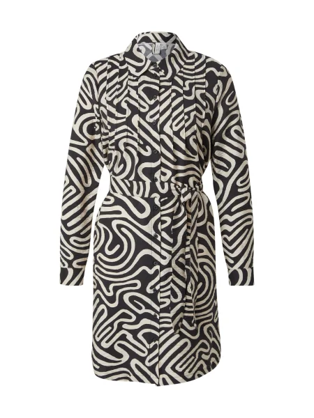 VERO MODA Rochie tip bluză VMVIGDIS bej negru