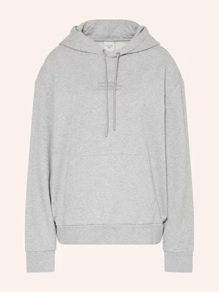 Calvin Klein Jeans Mikina S Kapucí Classic Kate šedá