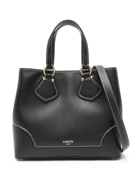 Geanta de piele Lancel din piele negru