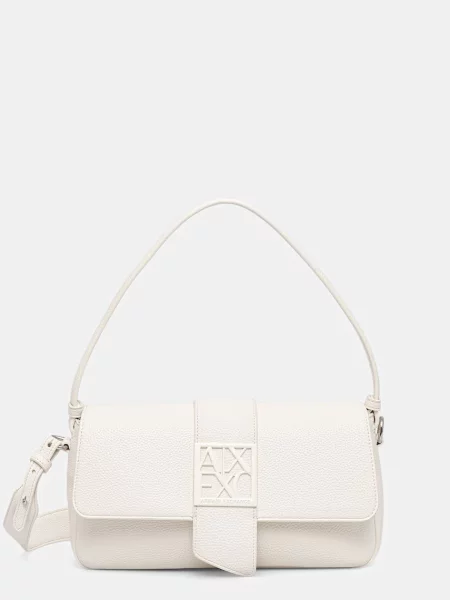 Geantă Armani Exchange Alb bej