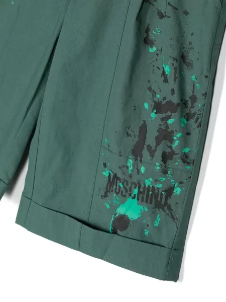 Szorty dziecięce Moschino zielone