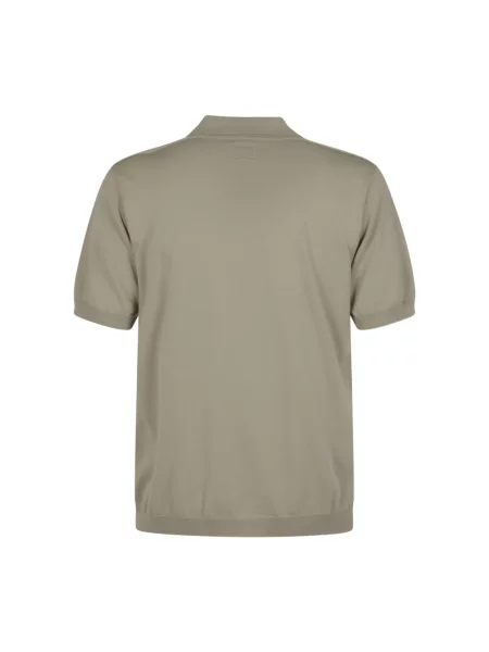 Koszulka polo C.p. Company z krótkim rękawem beżowa