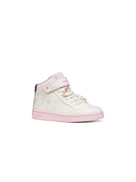Sneakersy Geox J Eclyper Girl D biela