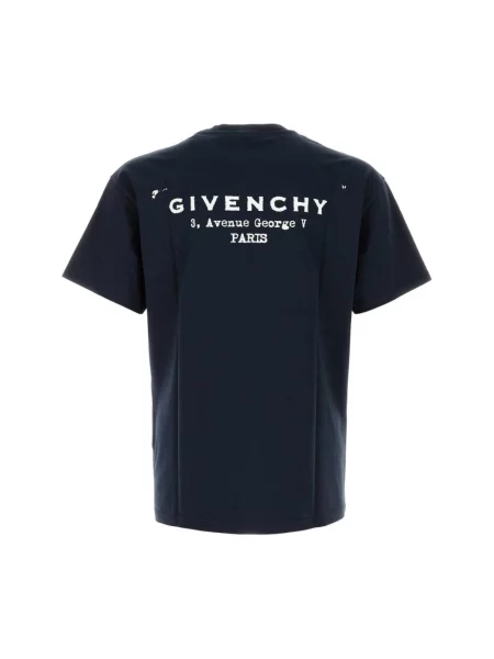 Koszulka Givenchy z nadrukiem niebieska