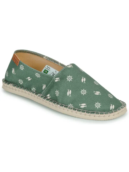 Pantofi Havaianas cu imagine verde