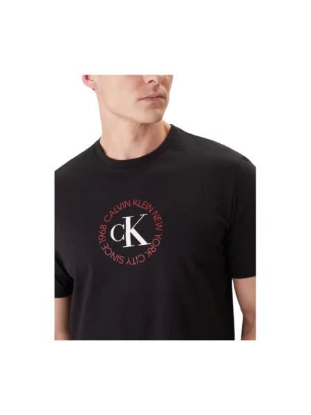 Koszulka Calvin Klein z logo czarna