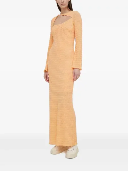 Ilgas kostiumas maxi suknele Résumé oranžinė