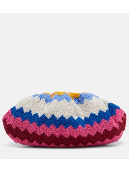 Geantă plic Missoni din material terry