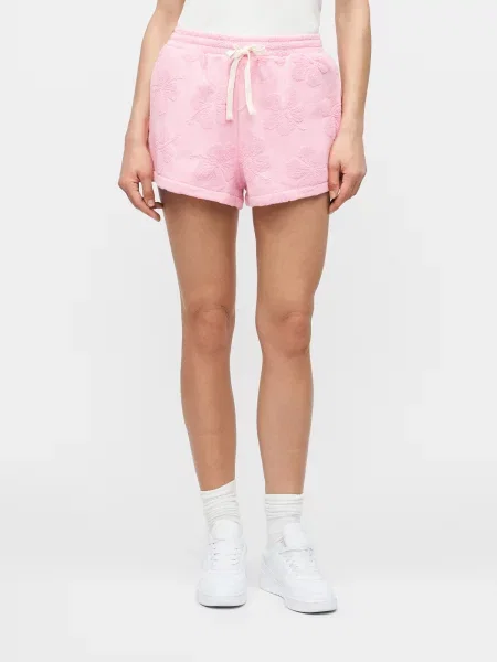 Dámske šortky Rip Curl Paradise Terry Beach Short pink ružová