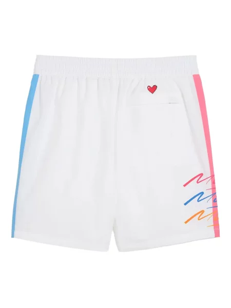 Pantaloni scurți Puma cu autograf alb