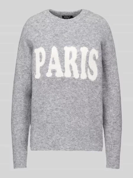 Sweter z dzianiny o kroju regular fit z dodatkiem wełny model ‘JERICO’ Only