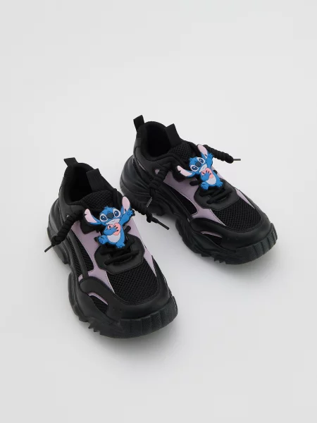 Reserved Lehké tenisky Lilo a Stitch černý