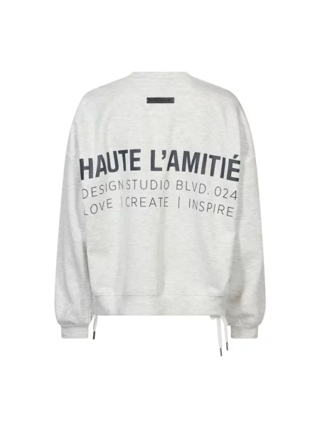 Bluza z kapturem Haute L'amitié z kapturem szara