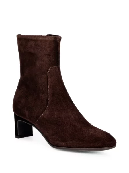 Cizme scurte Copenhagen din piele de căprioară maro