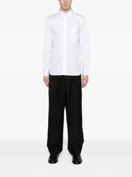 Lung cămașă Comme Des Garcons Homme Plus alb