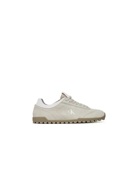 Calvin Klein Jeans Sneakersy Low Profile Runner Mg Sue béžová