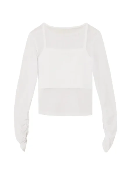 Top dziecięcy Twinset biały