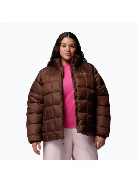 Geacă izolată pentru femei Columbia Puffect III Full Zip tobacco