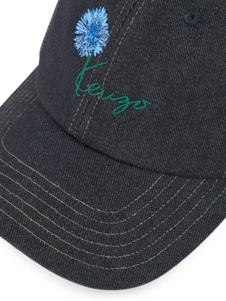 Șapcă Kenzo cu autograf albastru
