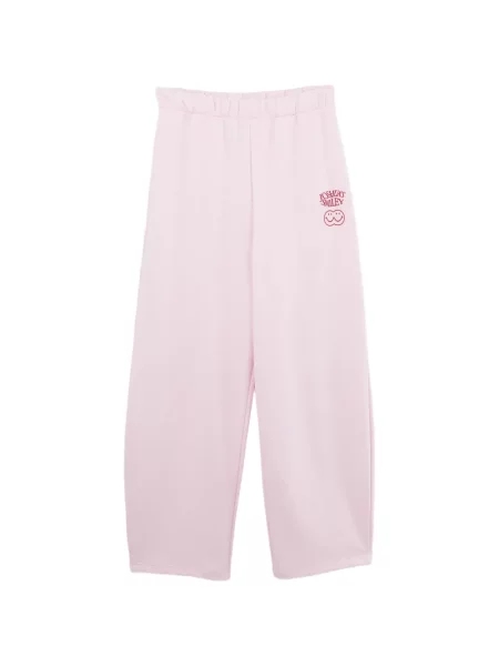 Pantaloni Joshua Sanders cu imagine alergare roz