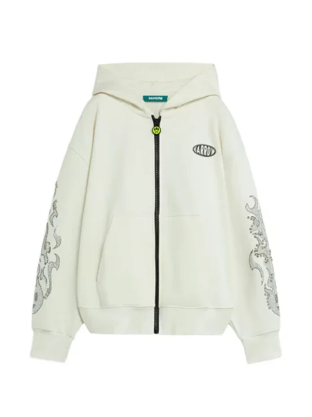 Mikina s kapucí Barrow bílá