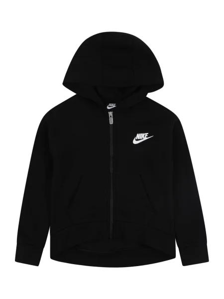 Nike Sportswear Tréning dzseki CLUB FLEECE' fekete